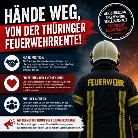 Aufruf ThFV Händeweg von der Feuerwehrrente